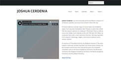 Desktop Screenshot of joshuacerdenia.com